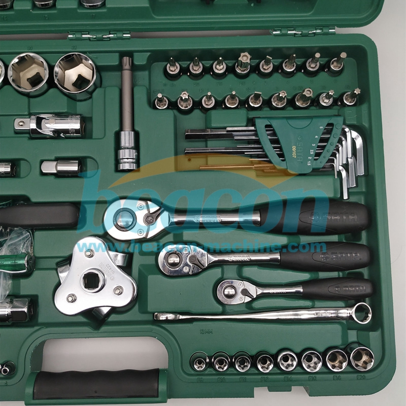 Kit de herramientas de mano para reparación de automóviles 122PCS