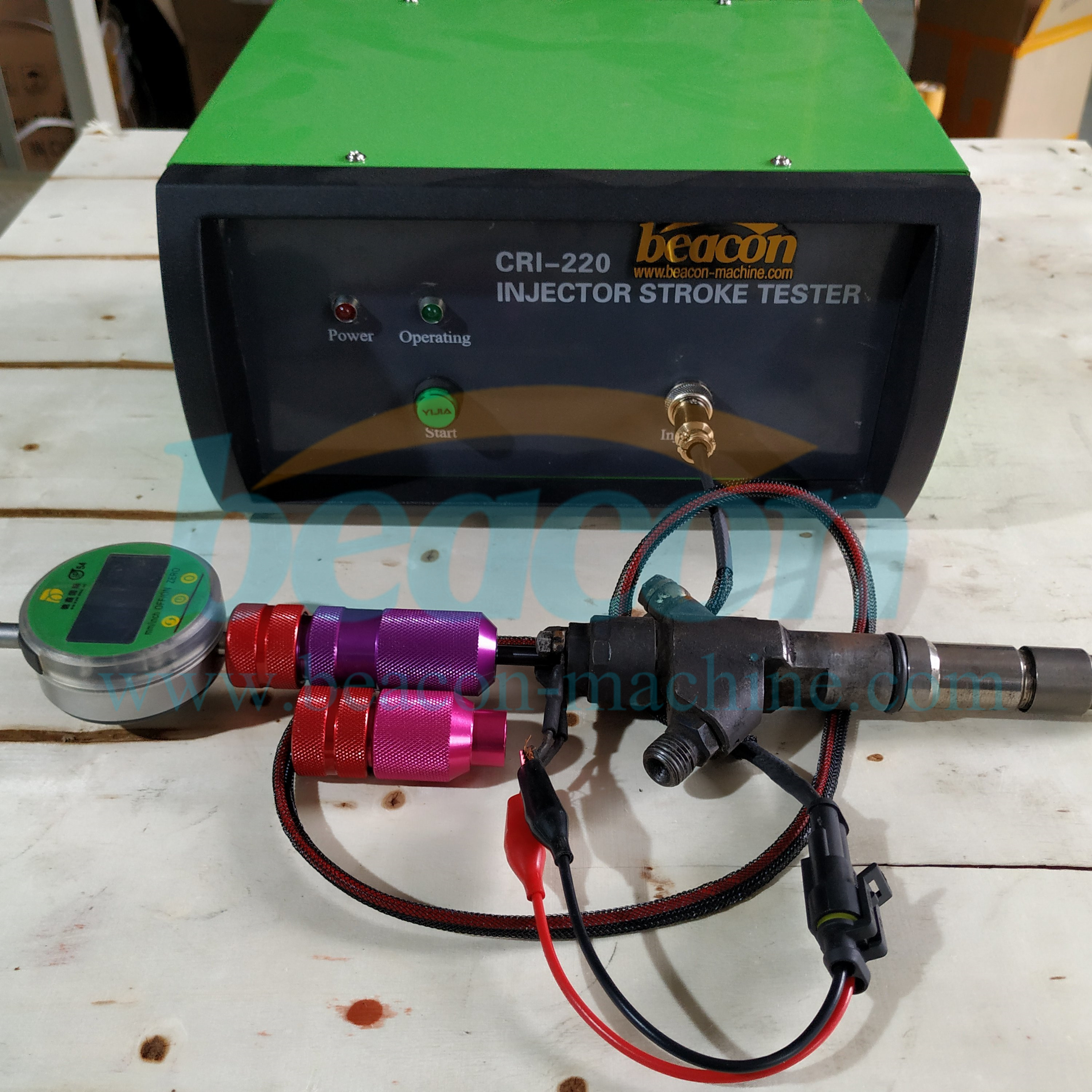 Probador de inyector de combustible common rail CRI220 probador de inyector de alta presión