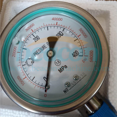 manómetro de alta presión 0-400 mpa