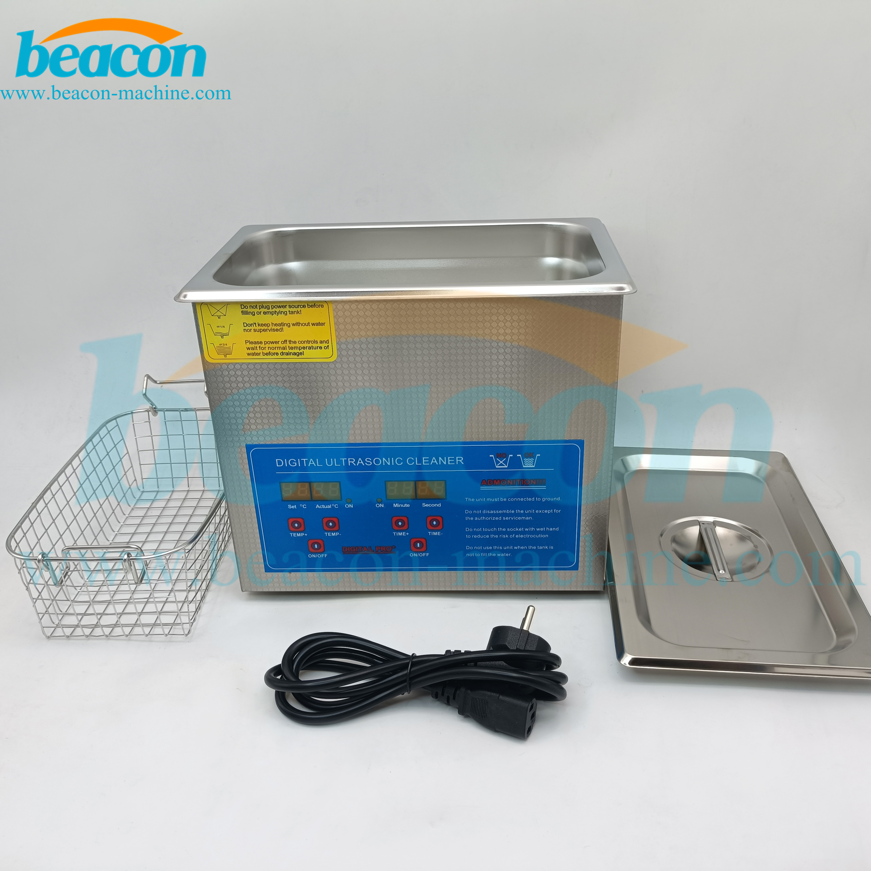 AC:110V/60Hz/220V/50Hz3.2L Limpiador de máquina de limpieza ultrasónica