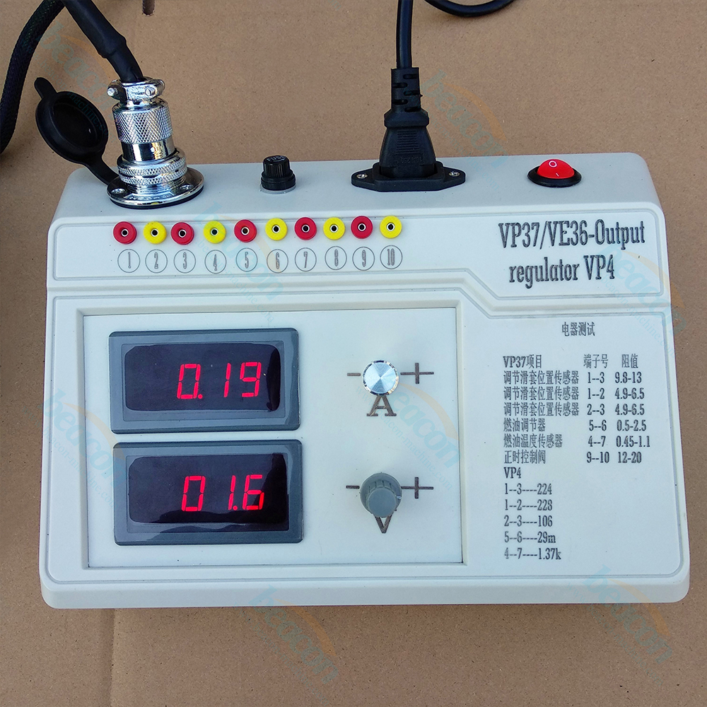Probador de software de controlador de bomba de inyectores de ferrocarril común de maquinaria automotriz vp37 probador de accionamiento