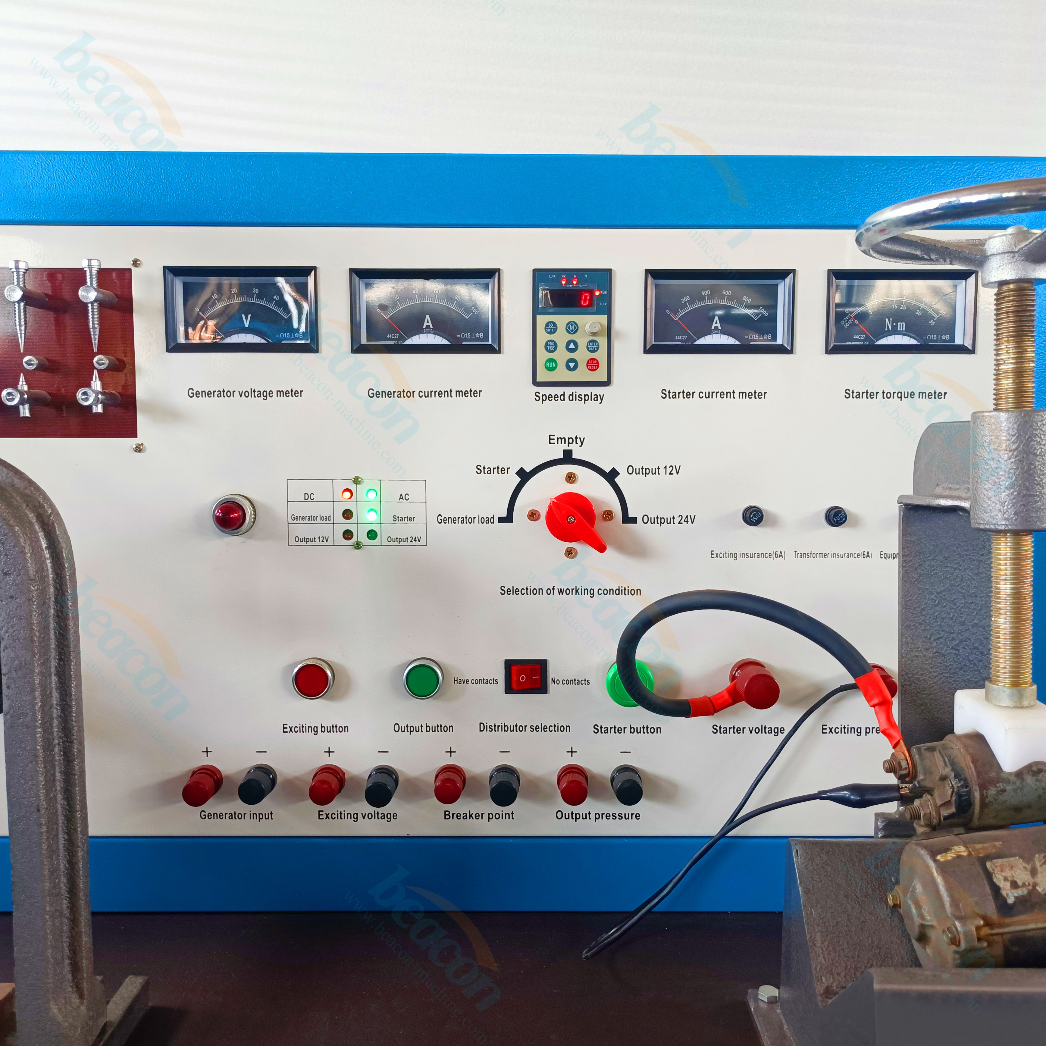 BCQZ-2B Banco eléctrico de pruebas de generador de alternador universal automático