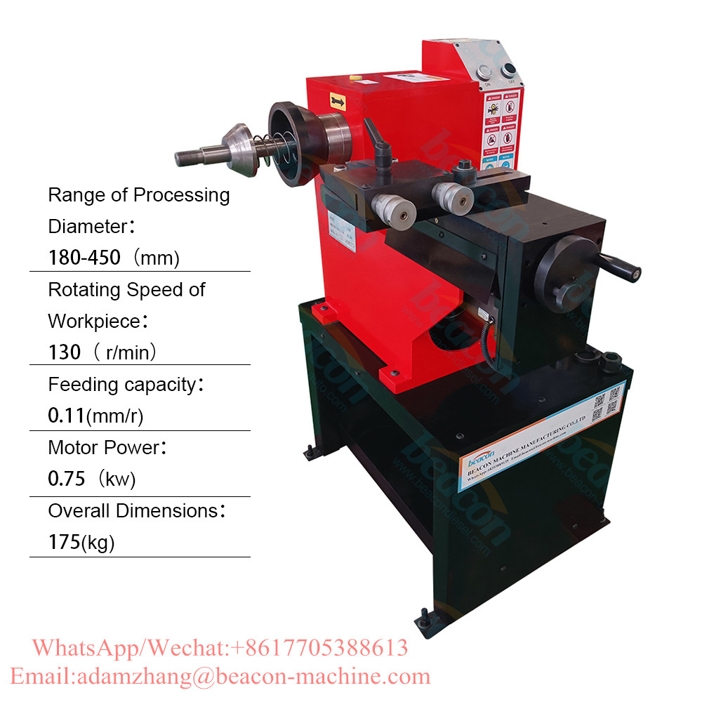 Torno para discos de freno de automóvil C45B Máquina de torno para rotores de discos de freno