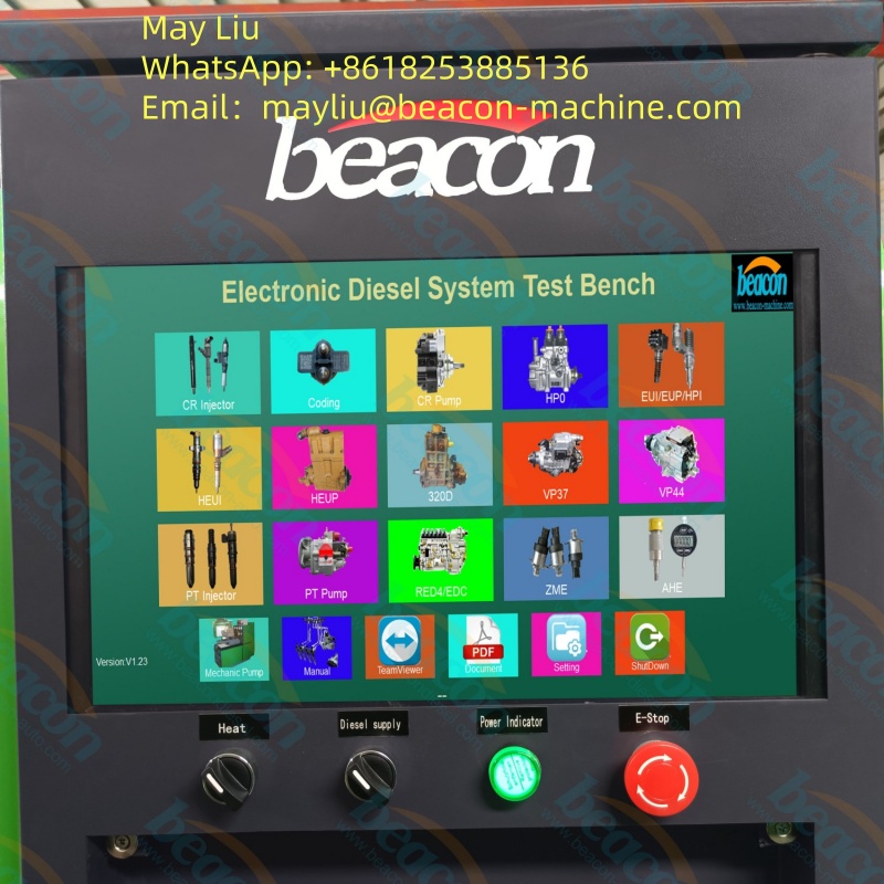 Máquina de prueba de inyectores diésel con función EUI EUP HEUI CR819S, banco de pruebas de inyectores y bombas Common Rail
