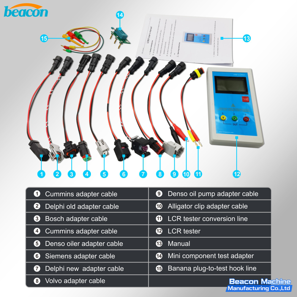 Probador LCR01 de resistencia, inductancia y capacitancia (probador LCR compacto)