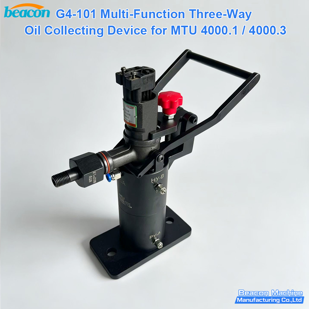 Dispositivo de recolección de aceite multifuncional de tres vías G4-101 para motores diésel MTU 4000.1 y MTU 4000.3