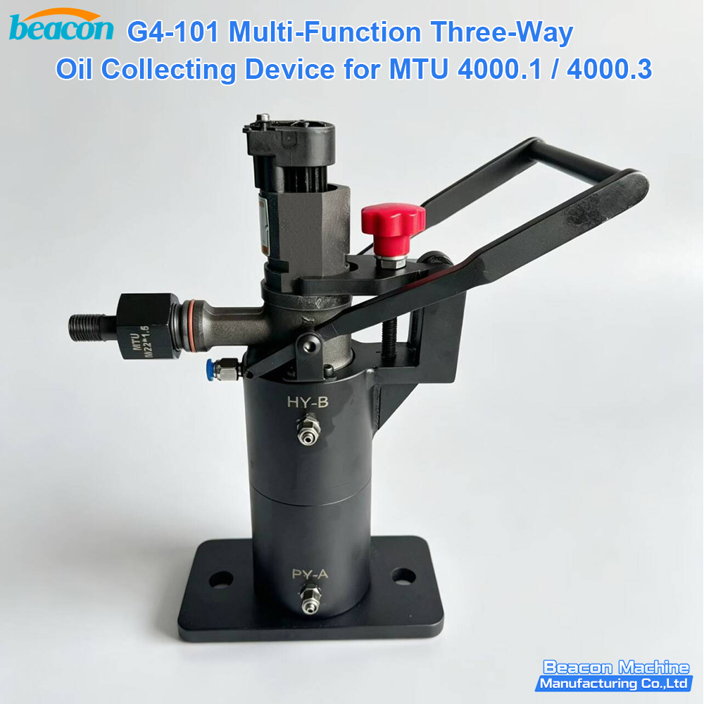 Dispositivo de recolección de aceite multifuncional de tres vías G4-101 para motores diésel MTU 4000.1 y MTU 4000.3