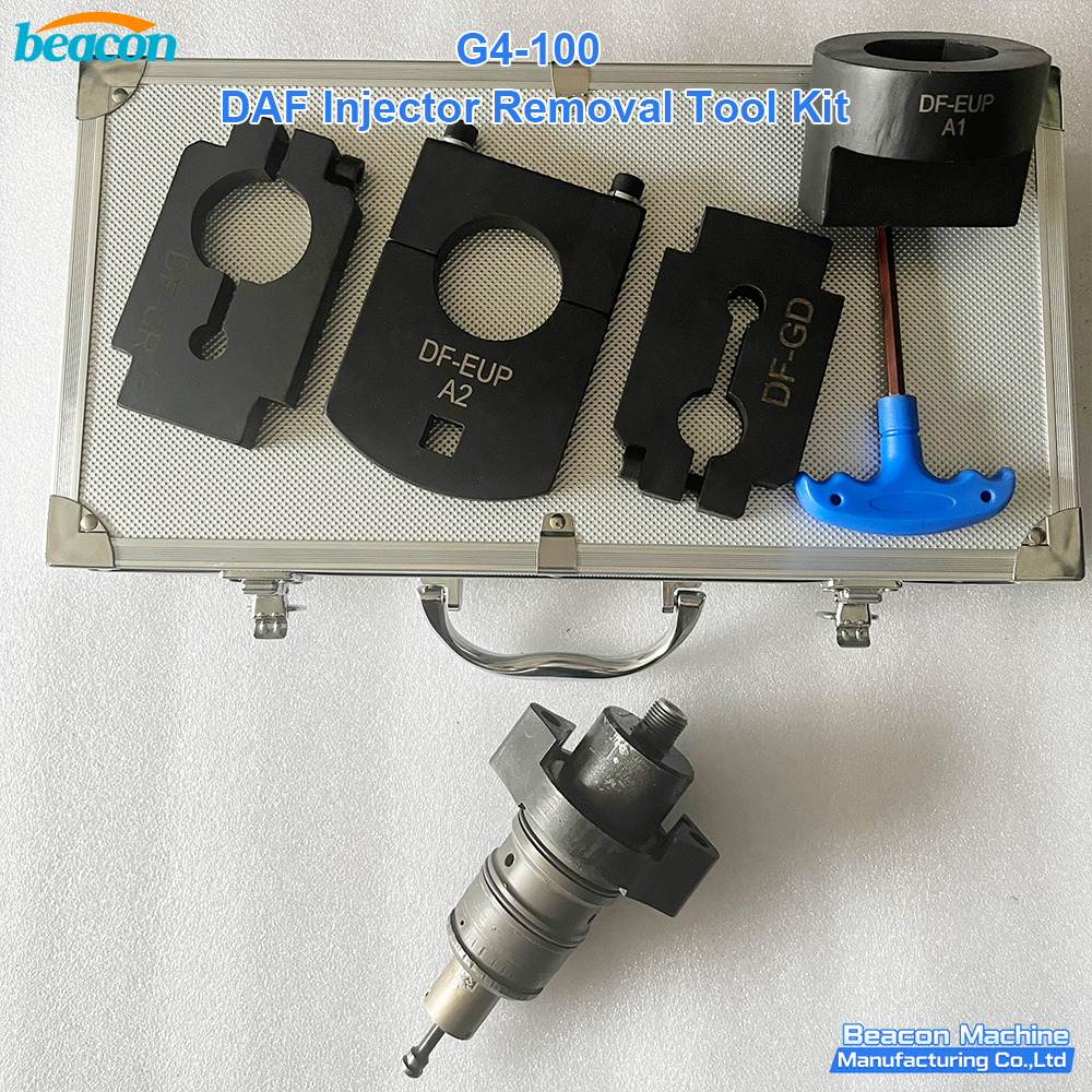 Kit de herramientas para la extracción de inyectores DAF G4-100: Herramienta profesional para el desmontaje de inyectores diésel DAF EUP