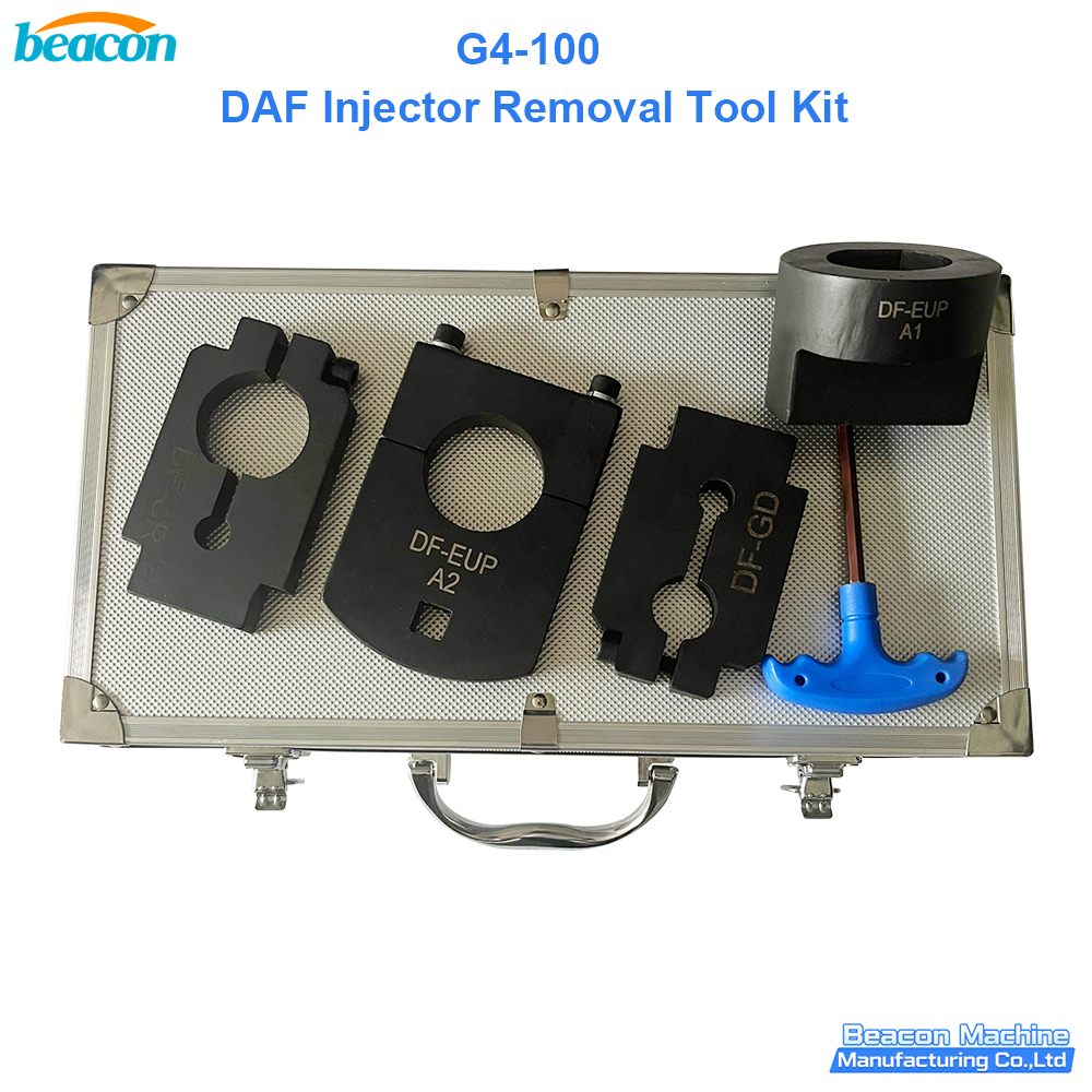 Kit de herramientas para la extracción de inyectores DAF G4-100: Herramienta profesional para el desmontaje de inyectores diésel DAF EUP